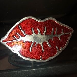 3/$15 Lips belt buckle